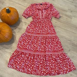 Sassy Red Maxi Dress 💃